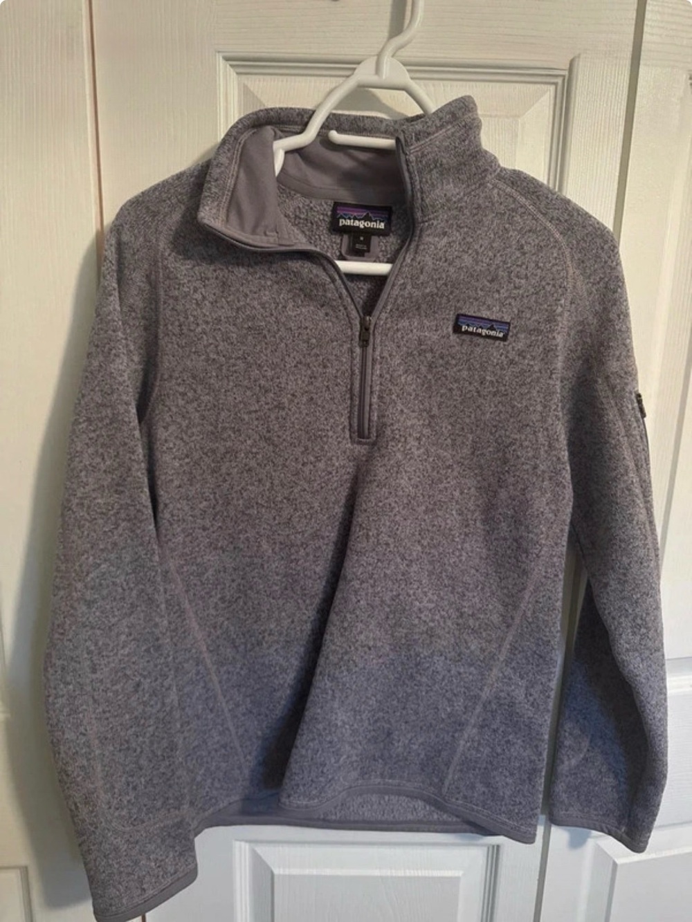 Patagonia- Women’s- Permafrost purple-Quarter-Zip Fleece Pullover